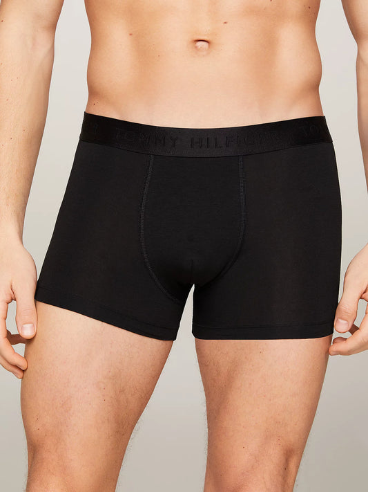 Tommy Hilfiger EVERYDAY LUXE Mens  3 -Pack Trunks Black