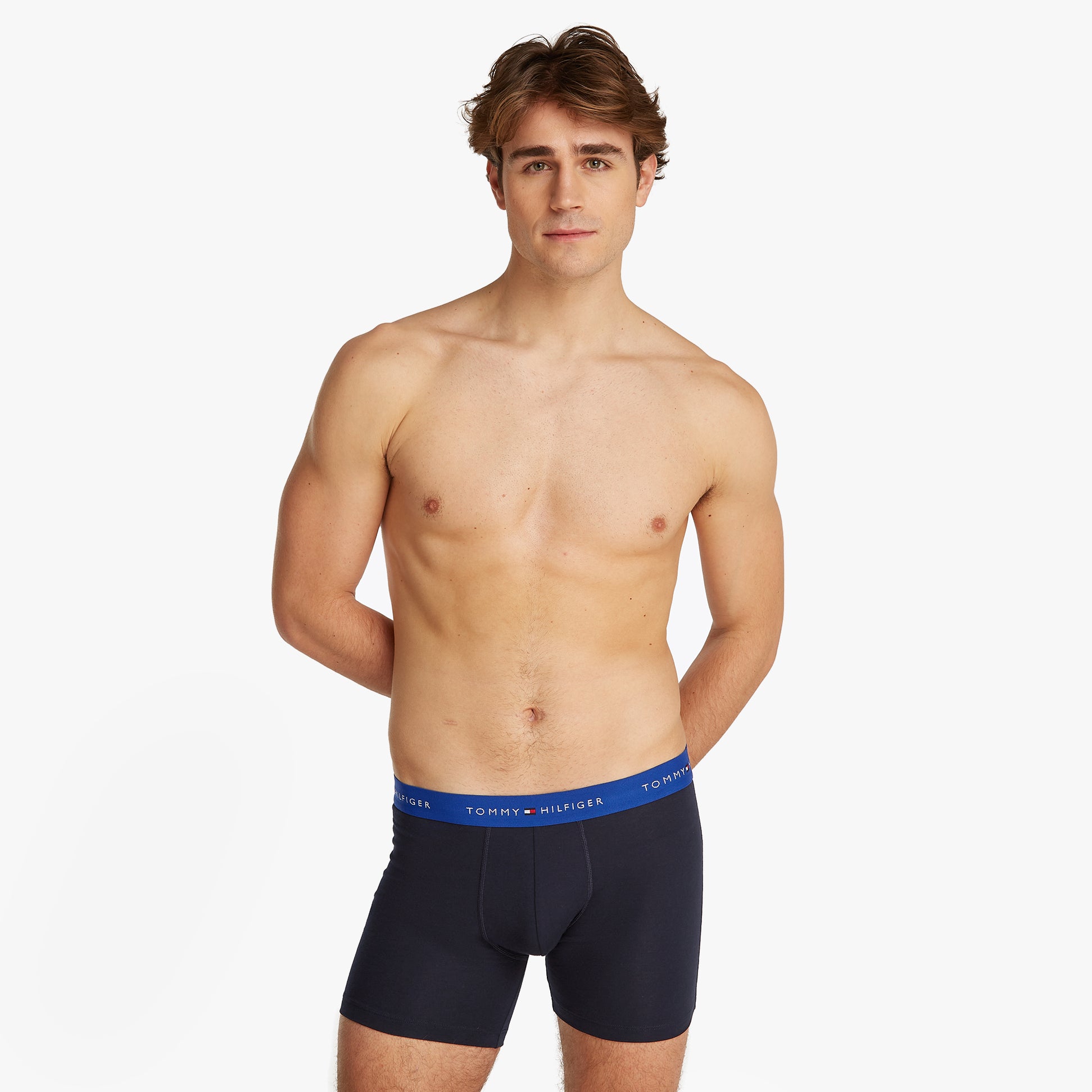 Tommy Hilfiger LOGO 3 Pack Mens Boxer Briefs Multicoloured