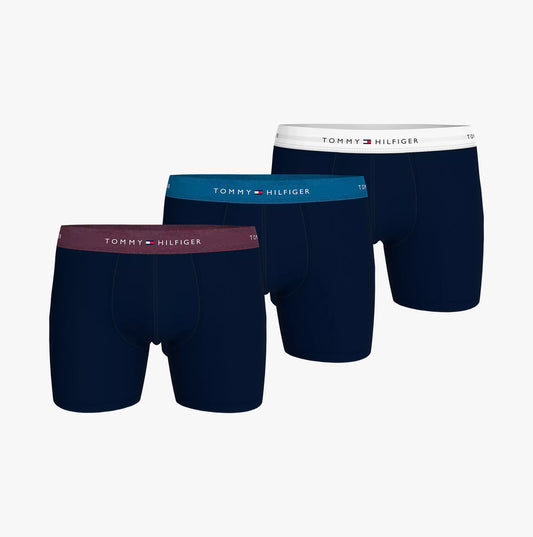 Tommy Hilfiger SIGNATURE COTTON ESS Mens  3 Pack Boxer Briefs Multicoloured