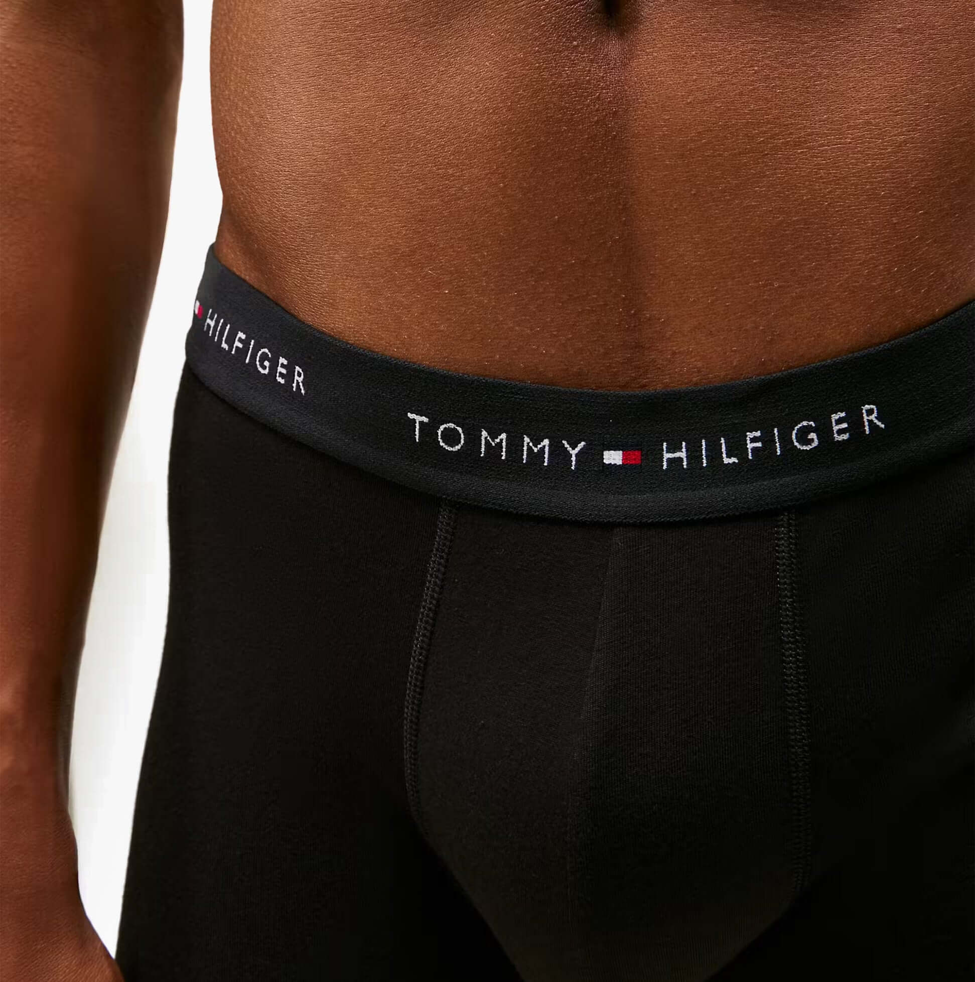 Tommy Hilfiger 3 Pack Mens BOXER BRIEF Black
