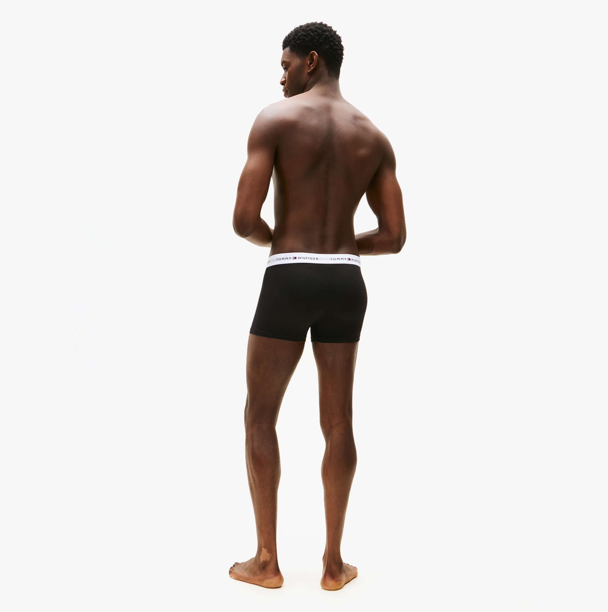 Tommy Hilfiger Mens 3 Pack Trunks Black