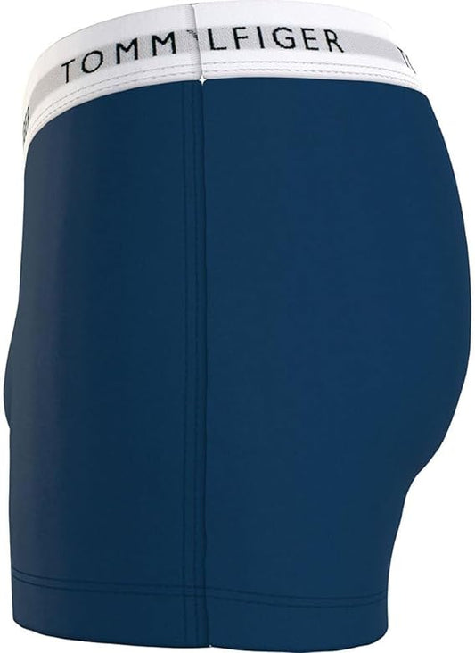 Tommy Hilfiger 3 Pack Mens Underwear Deep Indigo/Fireworks/Bicolor Str