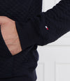 Tommy Hilfiger TH ORIGINAL Mens Diamond Quilted Hoodie Desert Sky