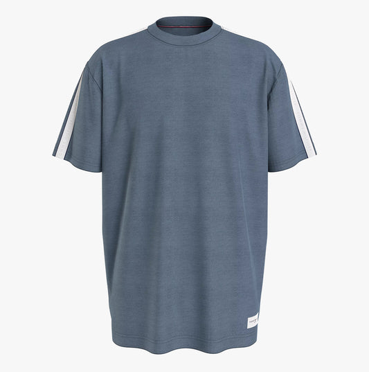 Tommy Hilfiger TEE LOGO Mens Blue Coal