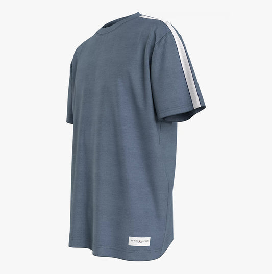 Tommy Hilfiger TEE LOGO Mens Blue Coal