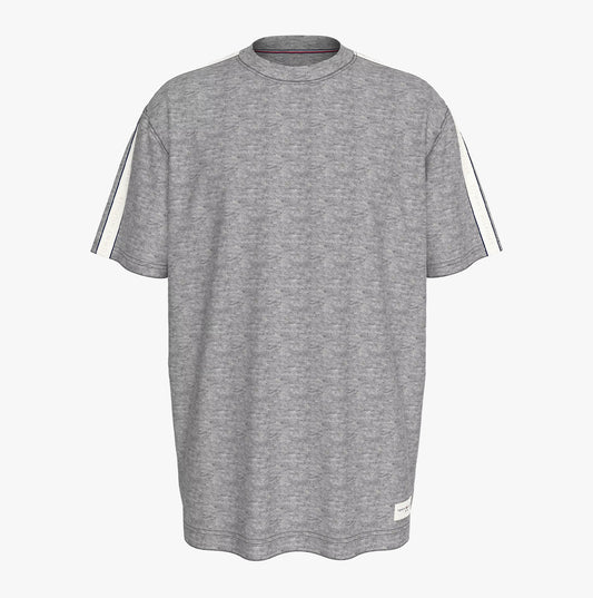 Tommy Hilfiger TEE LOGO Mens Light Grey Ht