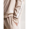 Tommy Hilfiger TH ESTABLISHED Mens Velour Lounge Sweatshirt Cashmere Creme