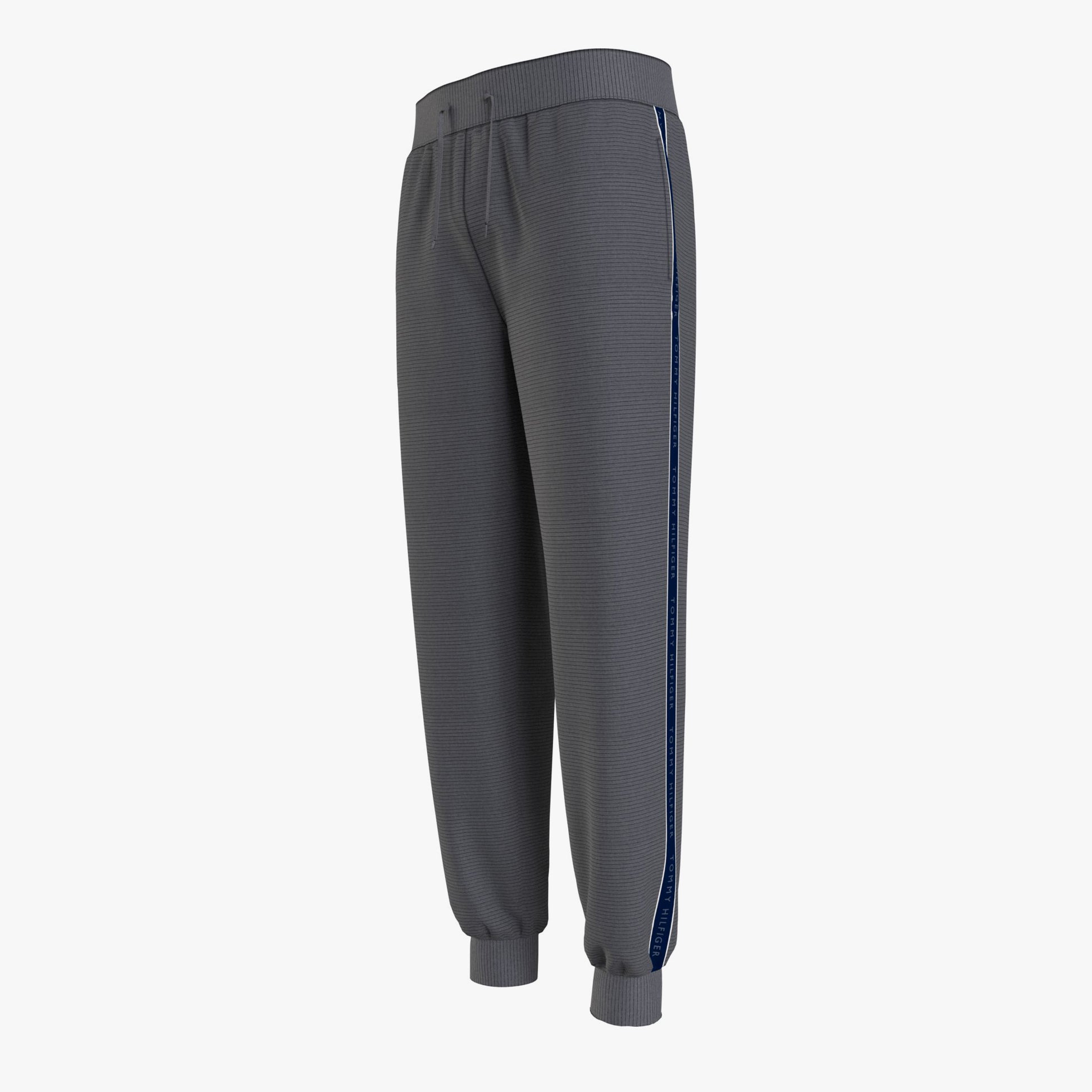 Tommy Hilfiger TH ESTABLISHED Mens Lounge Joggers Dark Grey Ht