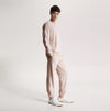 Tommy Hilfiger TH ESTABLISHED Mens Ribbed Velour Lounge Joggers Cashmere Creme