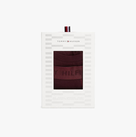 Tommy Hilfiger EVERYDAY LUXE Mens Trunk & Tee Deep Burgundy