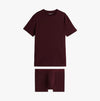 Tommy Hilfiger EVERYDAY LUXE Mens Trunk & Tee Deep Burgundy