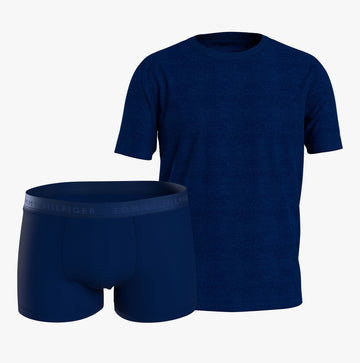Tommy Hilfiger TRUNK & TEE Mens Gift Sets Desert Sky/Desert Sky