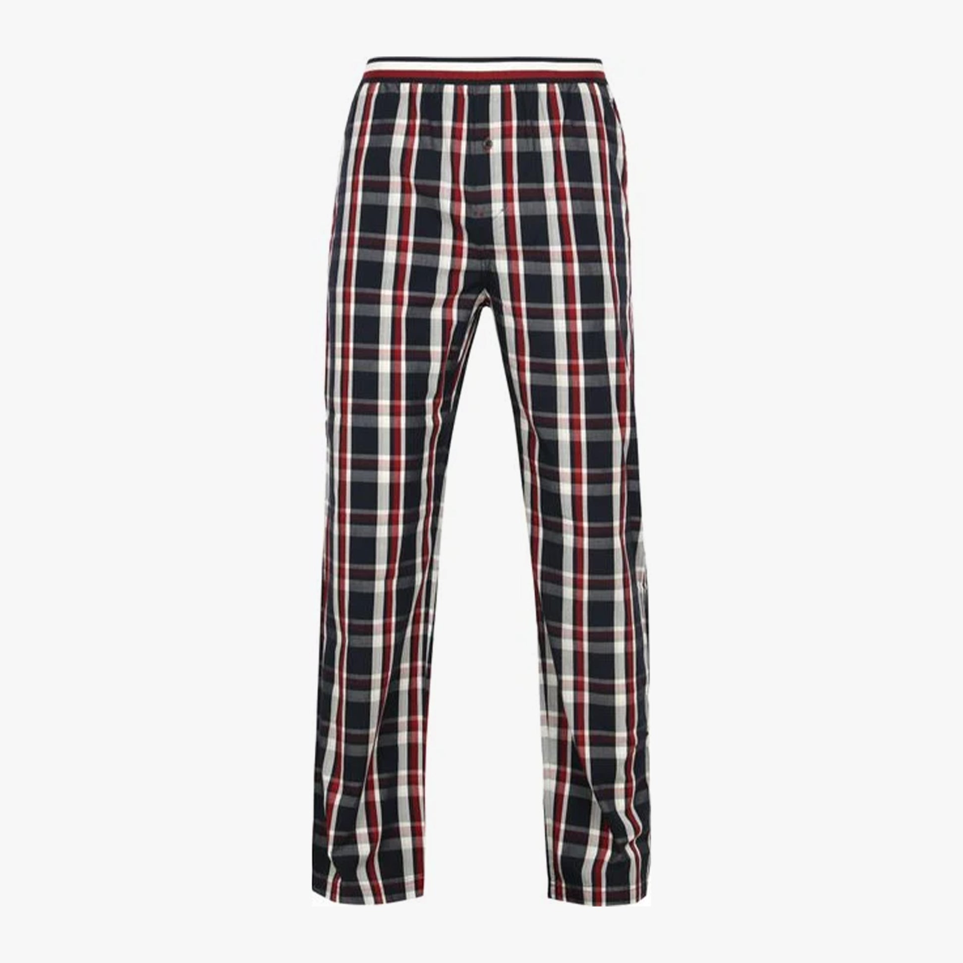 Tommy Hilfiger GLOBAL STRIPE Mens Long-Sleeve Pyjama Set Global Stp Check Desert Sky