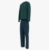 Tommy Hilfiger FLANNEL Mens Long-Sleeve Pyjama Set Deep Spruce/TH Woven Check