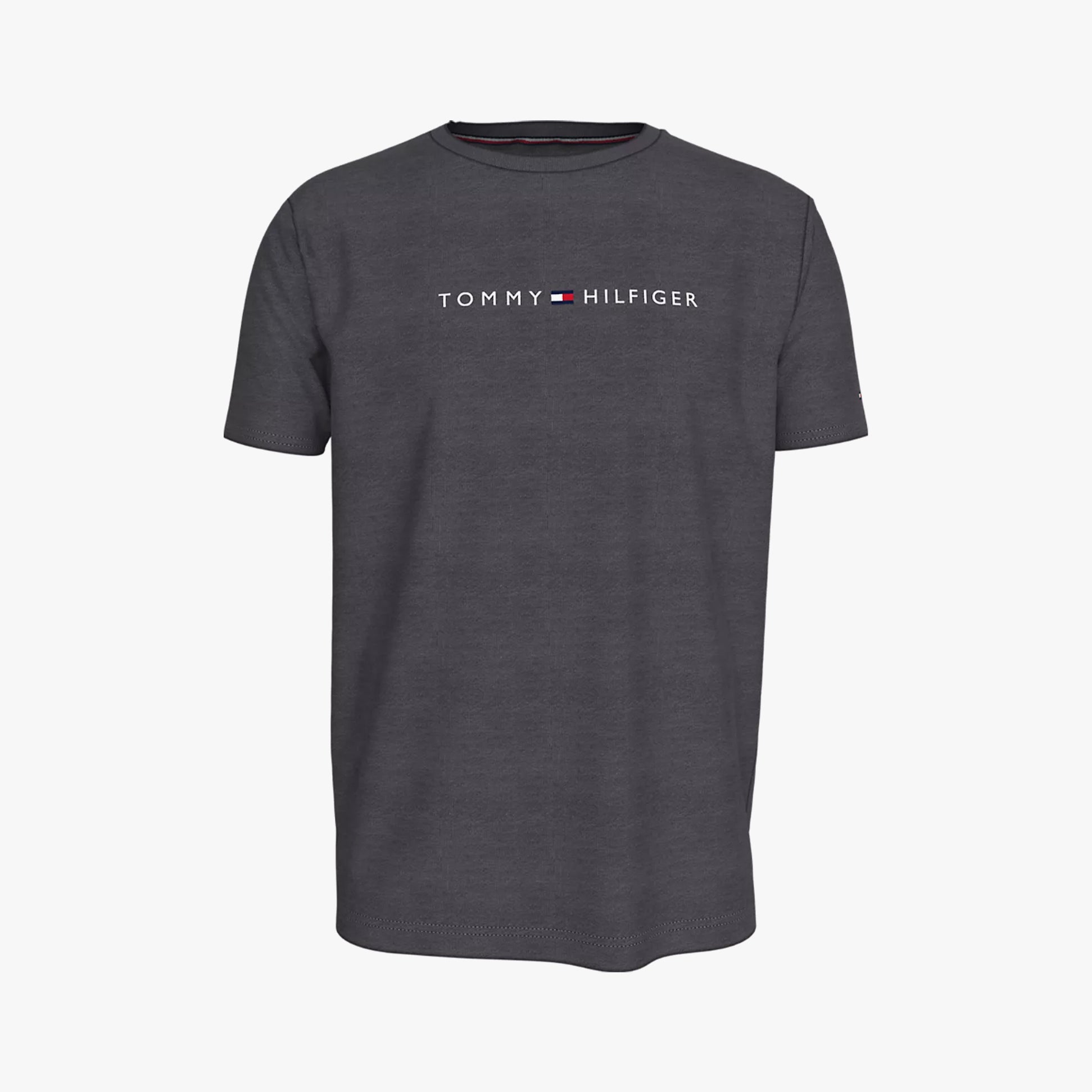 Tommy Hilfiger ORIGINAL LOGO Mens T Shirt Dark Ash