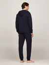 Tommy Hilfiger ORIGINAL LOGO Mens Full Zip Hoodie Desert Sky