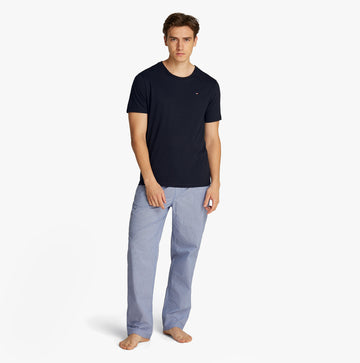 Tommy Hilfiger PURE COTTON 3 Pack Mens T-Shirts Desert Sky