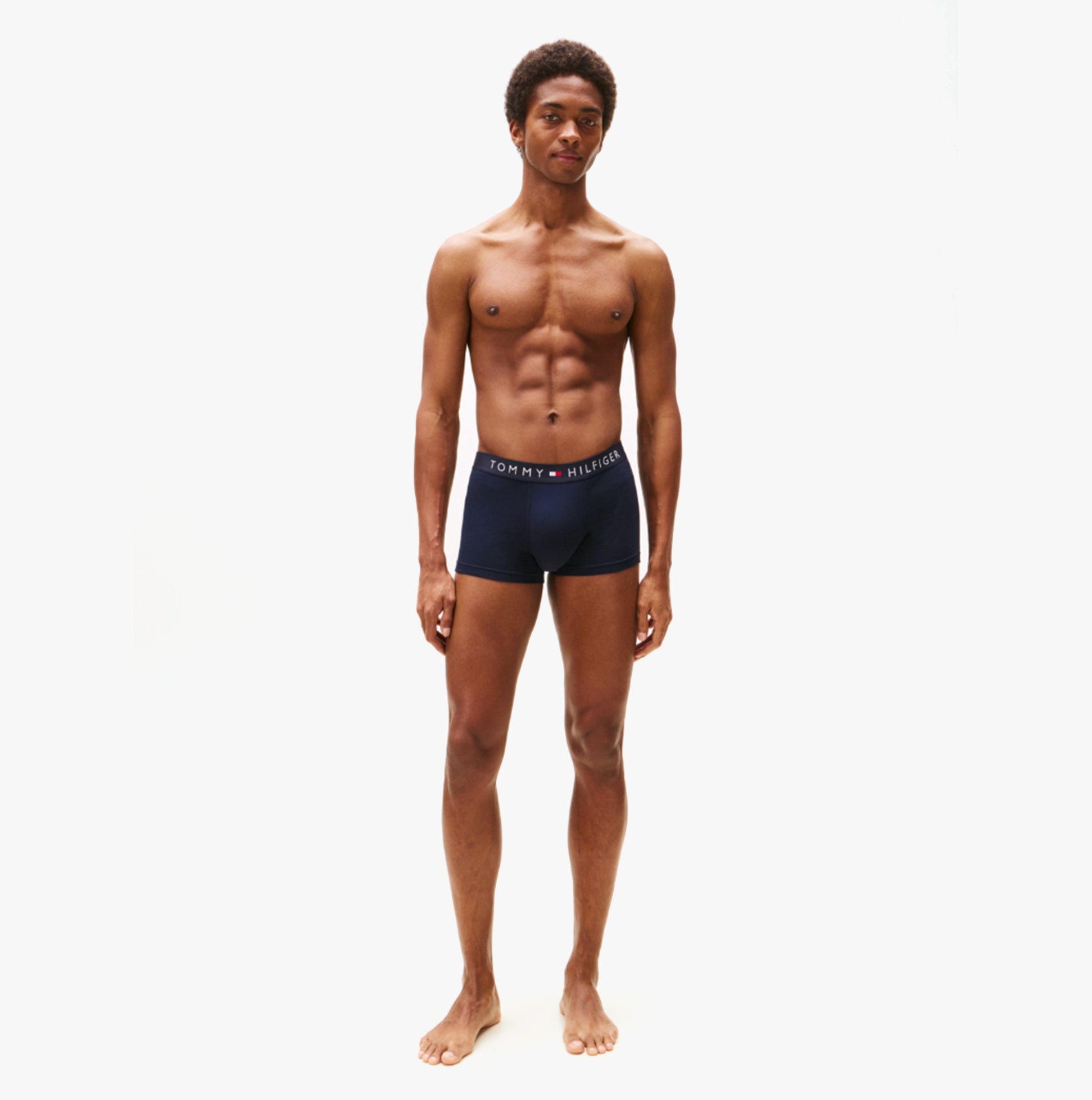 Tommy Hilfiger BOXER BRIEF 3 Pack Mens Cotton Stretch Navy