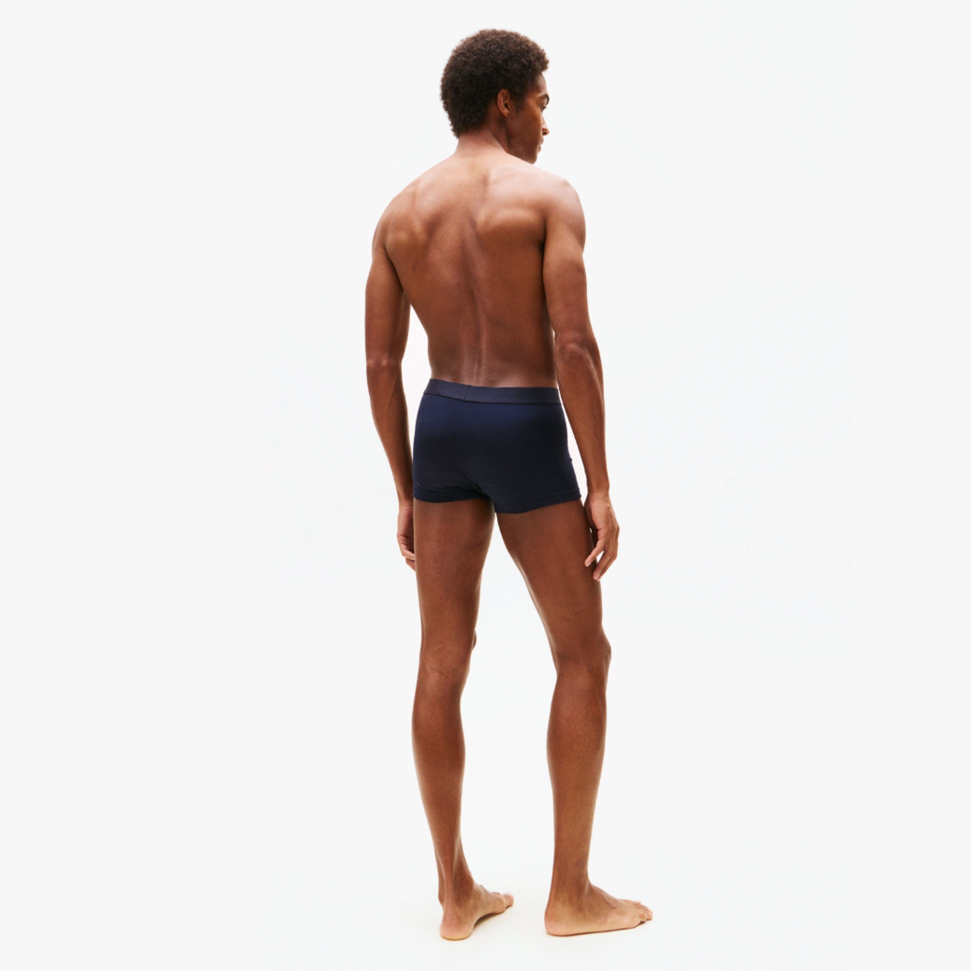 Tommy Hilfiger BOXER BRIEF 3 Pack Mens Cotton Stretch Navy