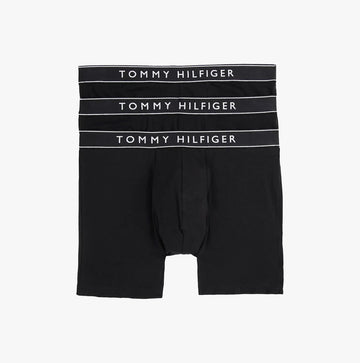 Tommy Hilfiger Tommy Hilfiger Mens  3 Pack Waistband Boxer Brief Black