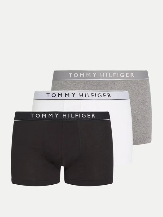 Tommy Hilfiger Tommy Hilfiger Mens 3 Pack Trunks Grey/Black/White