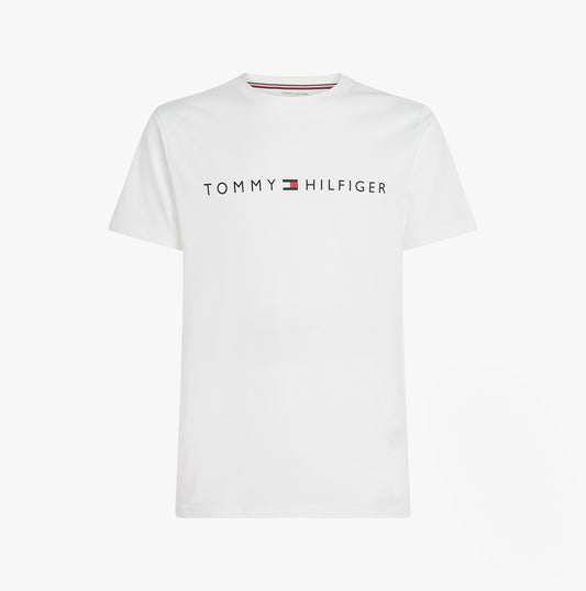 Tommy Hilfiger PURE COTTON Mens Lounge T-Shirt Optic White