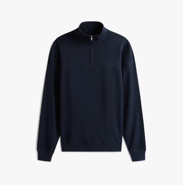 Tommy Hilfiger Tommy Hilfiger HALF ZIP Mens Sweatshirts Desert Sky