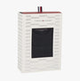 Tommy Hilfiger Mens Boxer Briefs & T-Shirt Black product packaging front view in gift box.