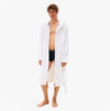 Tommy Hilfiger HOODED TOWELLING ROBE Mens Optic White