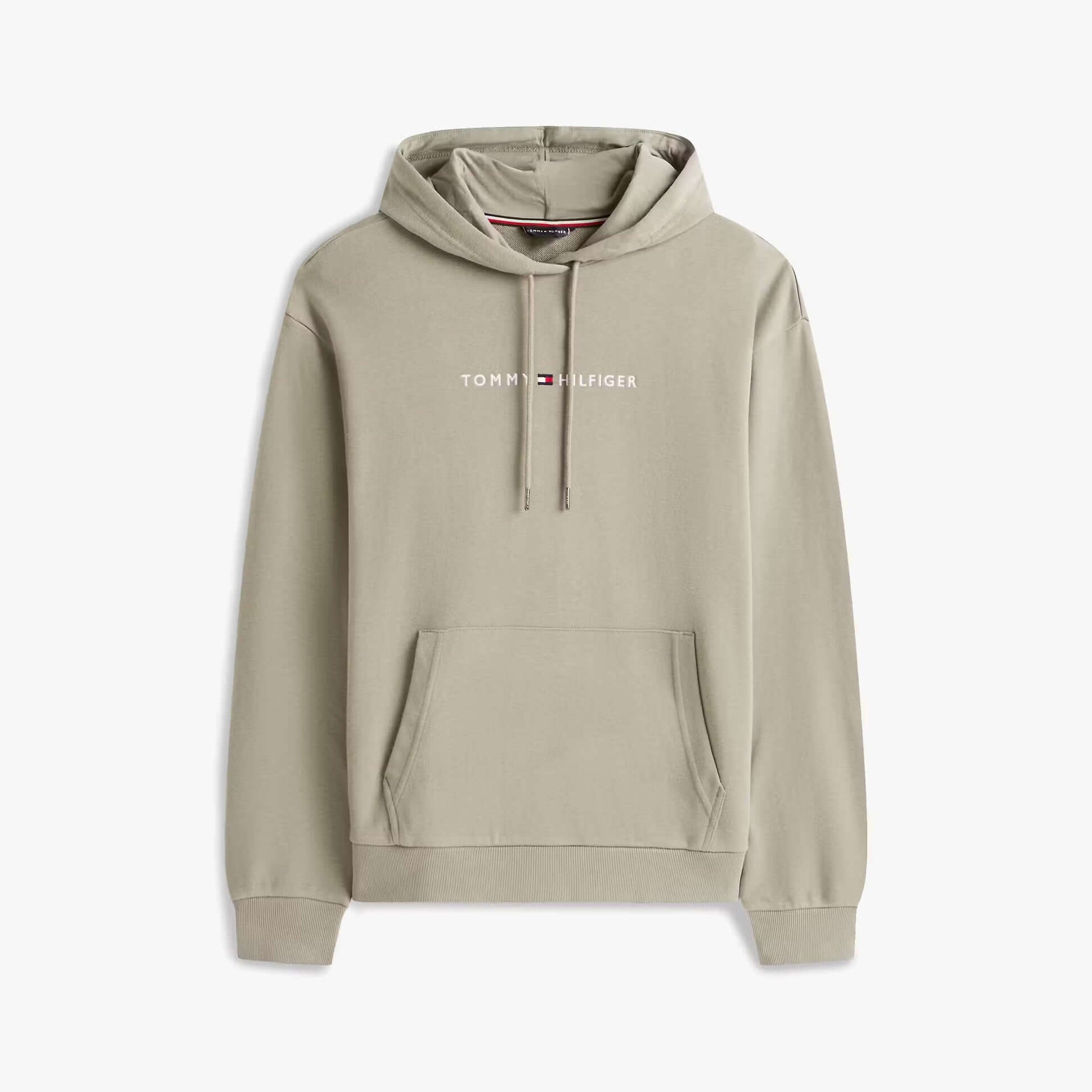 Tommy Hilfiger HOODIE Mens Drawstring Lounge Hoody Utility Sage