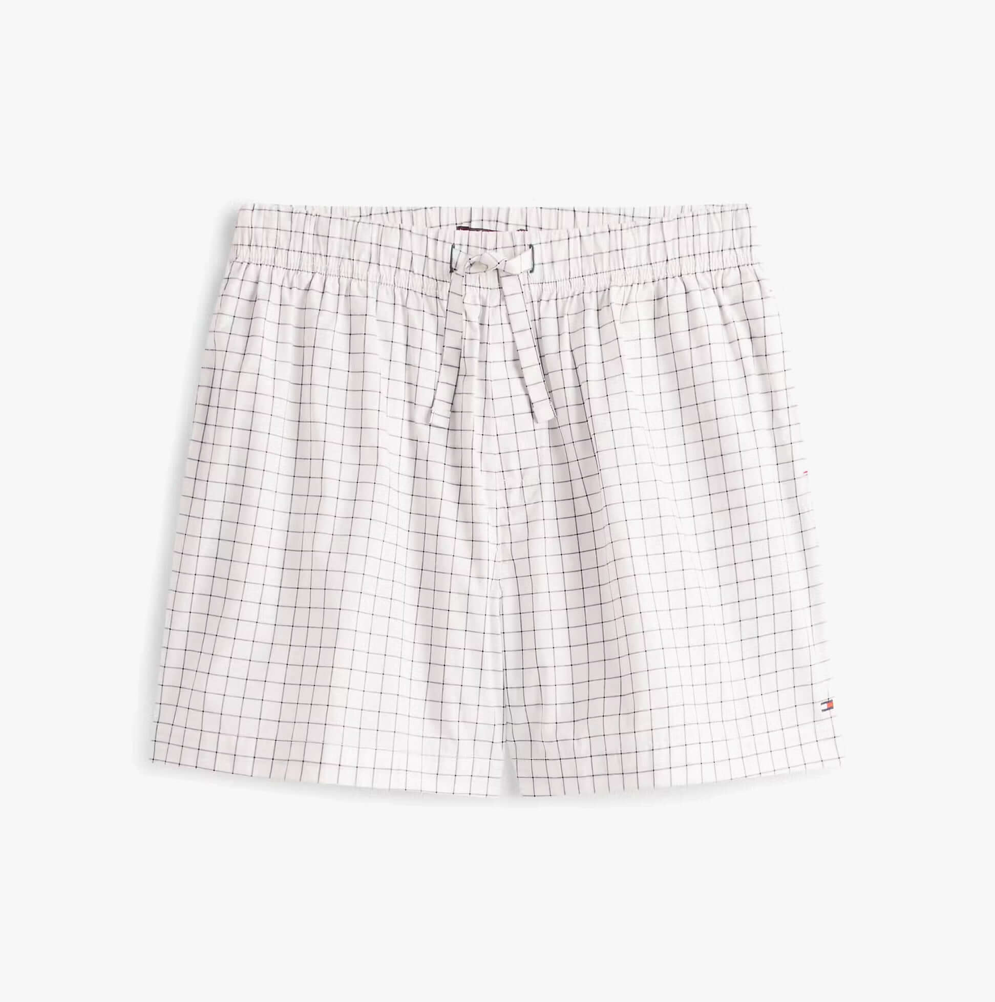 Tommy Hilfiger WOVEN PJ SET Mens Set Linear White Grid Check