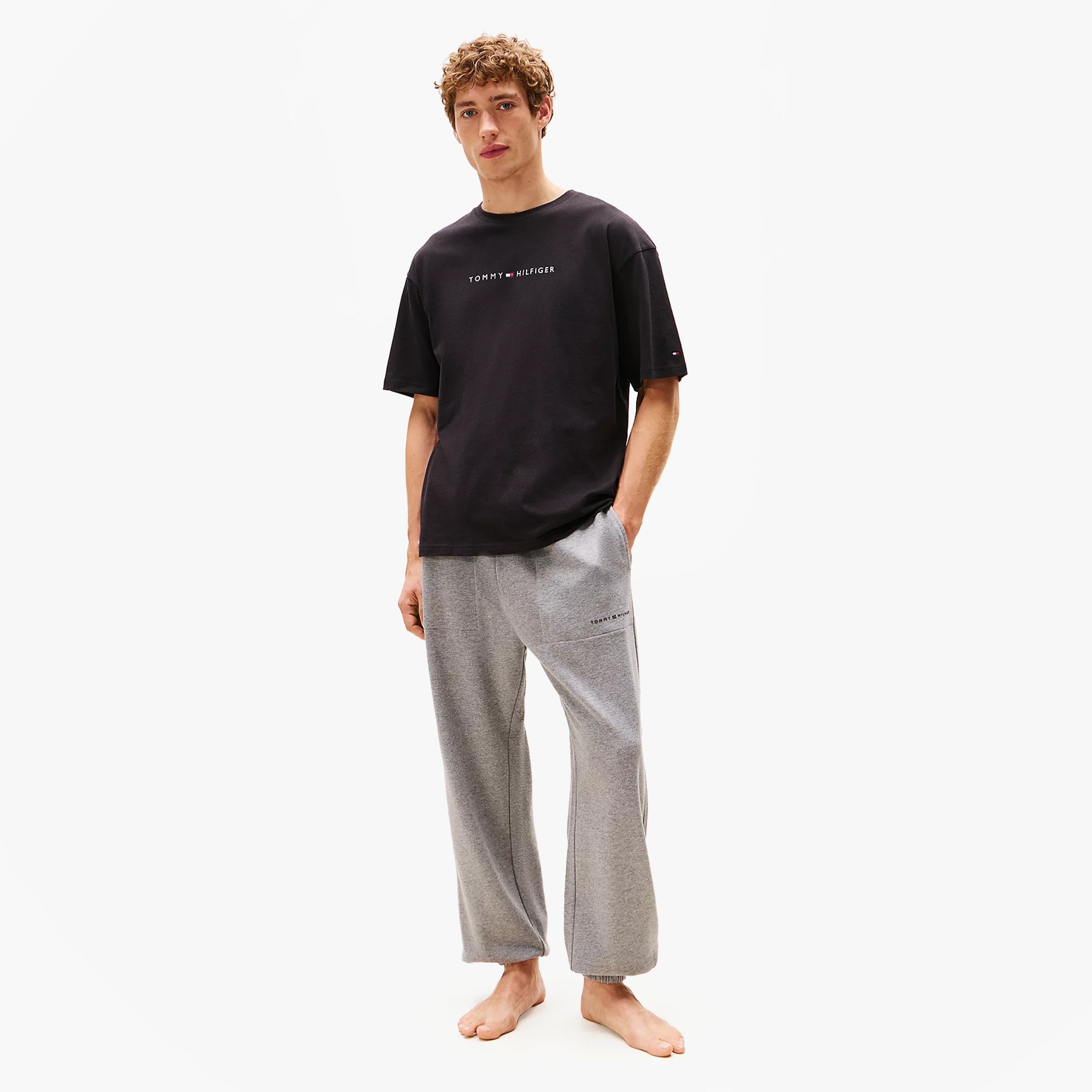 Tommy Hilfiger LOGO T-Shirt Mens Black