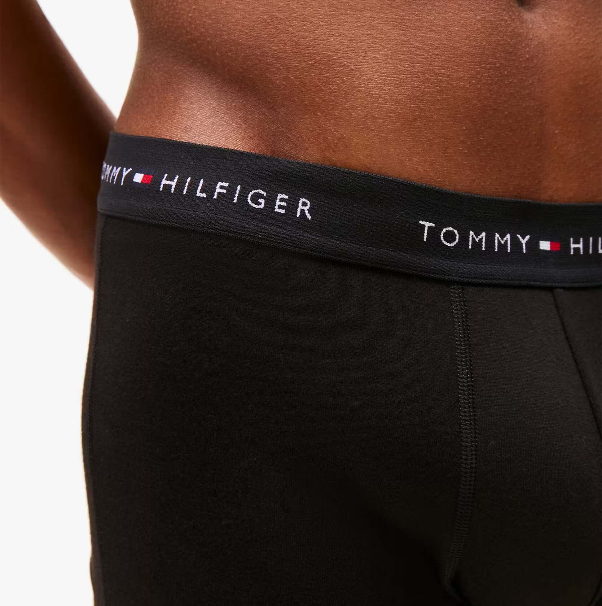 Tommy Hilfiger 3 Pack Mens BOXER BRIEF Black