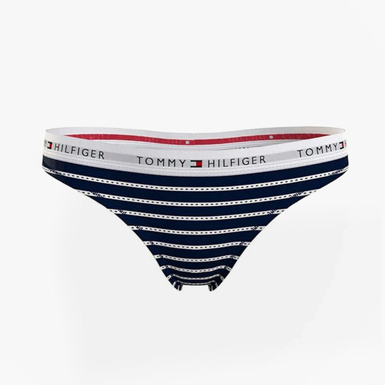 Tommy Hilfiger BIKINI PRINT Womens Underwear Argyle Stripe Desert Sky