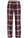 Tommy Hilfiger FLANNEL PANT Womens Pants Women Apparel Plaid Red