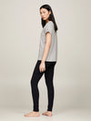 Tommy Hilfiger PURE COTTON Womens T-Shirt Light Grey Heather