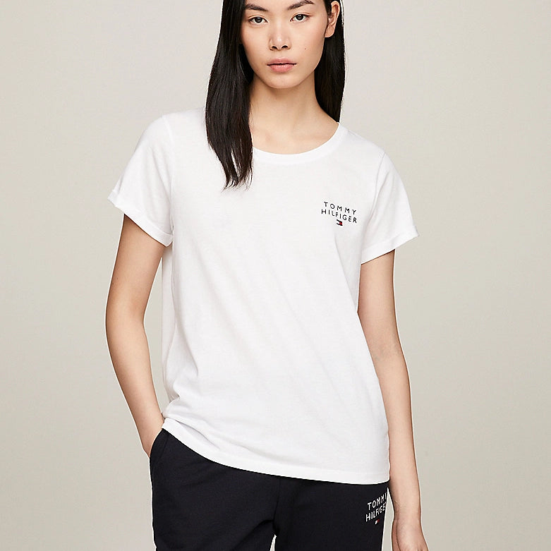 Tommy Hilfiger PURE COTTON Womens T-Shirt White