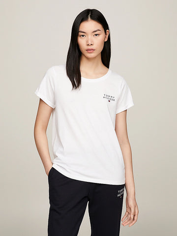 Tommy Hilfiger PURE COTTON Womens T-Shirt White