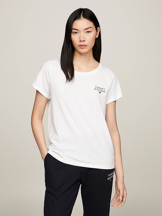Tommy Hilfiger PURE COTTON Womens T-Shirt White