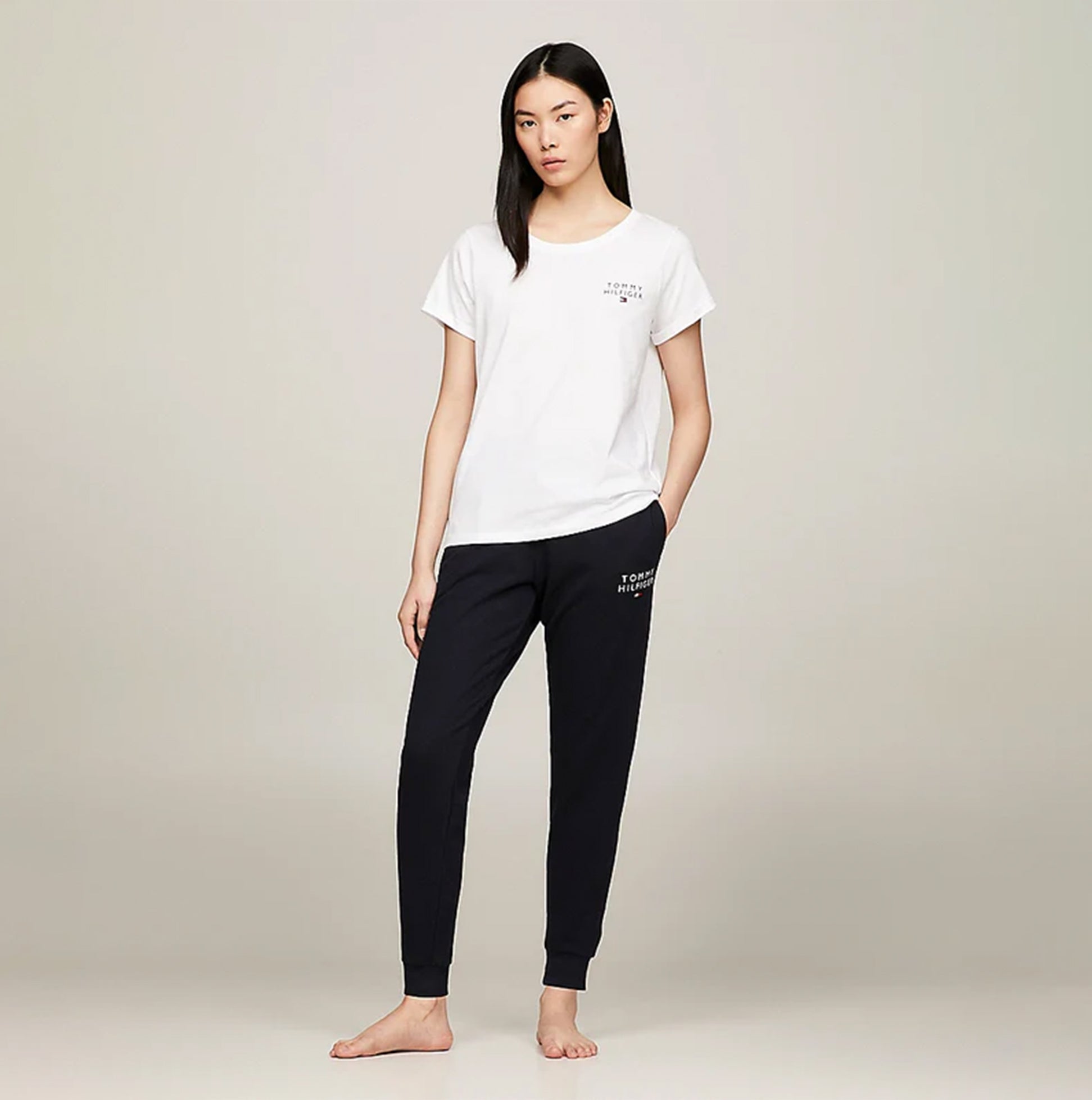 Tommy Hilfiger PURE COTTON Womens T-Shirt White