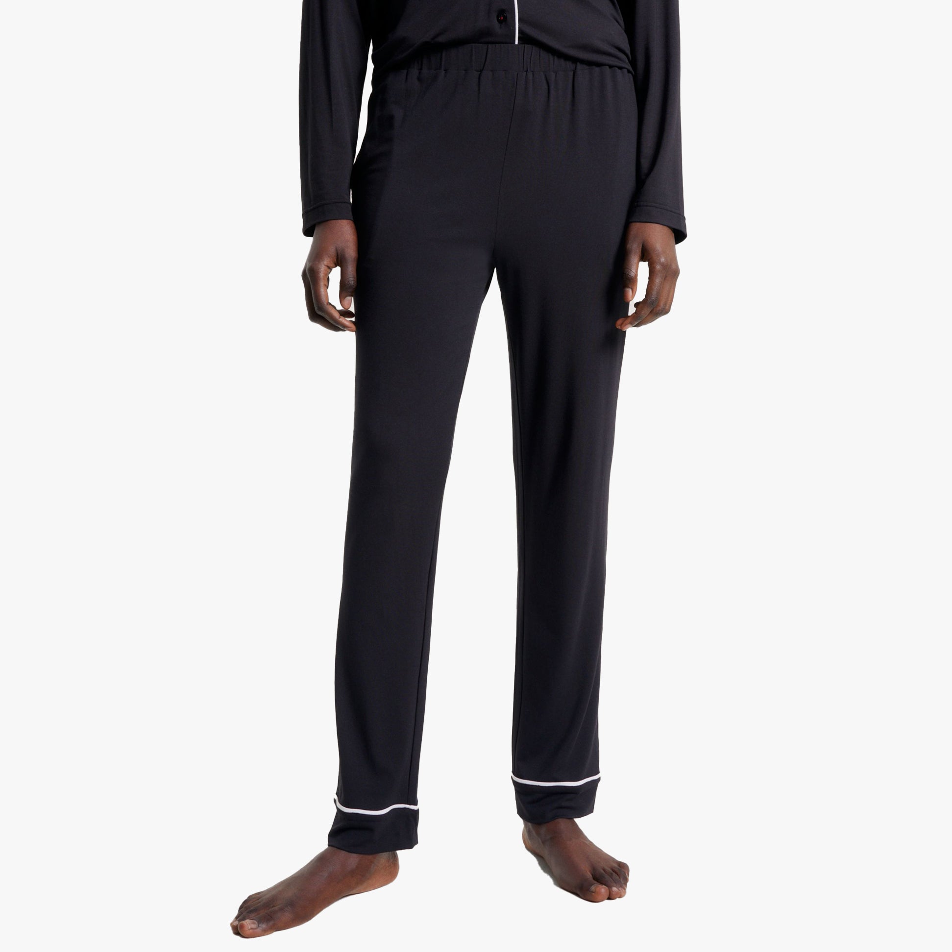 Tommy Hilfiger MODAL PYJ PANT WIPIPING Womens Pants Black