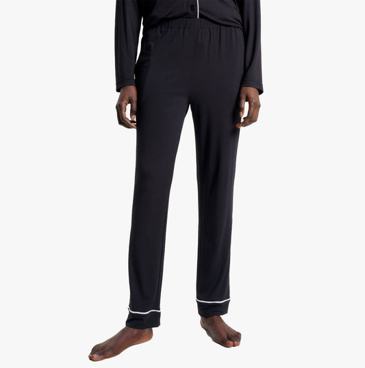 Tommy Hilfiger MODAL PYJ PANT WIPIPING Womens Pants Black