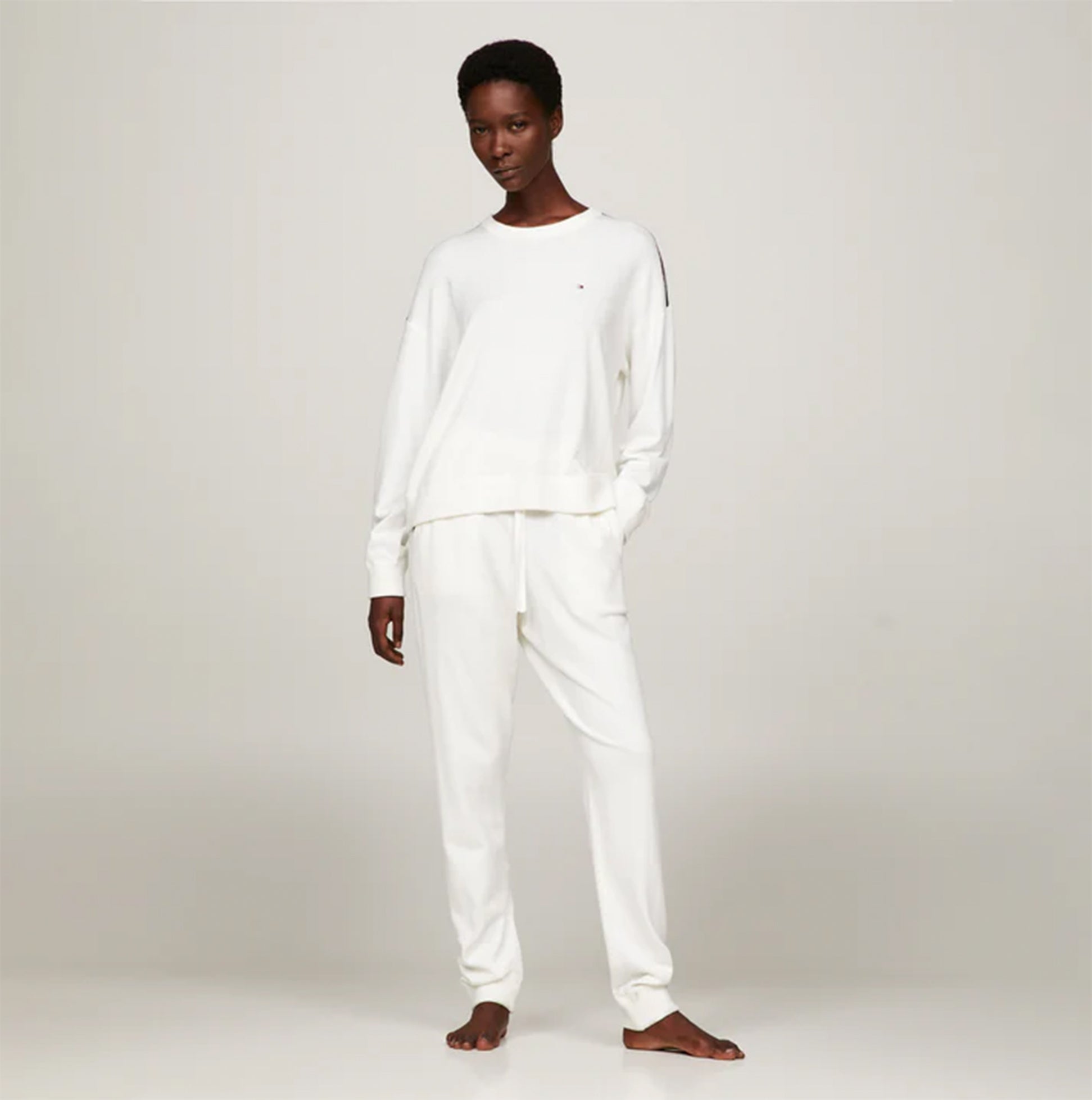 Tommy Hilfiger CUFF PANTS C&S Womens Pants Ecru