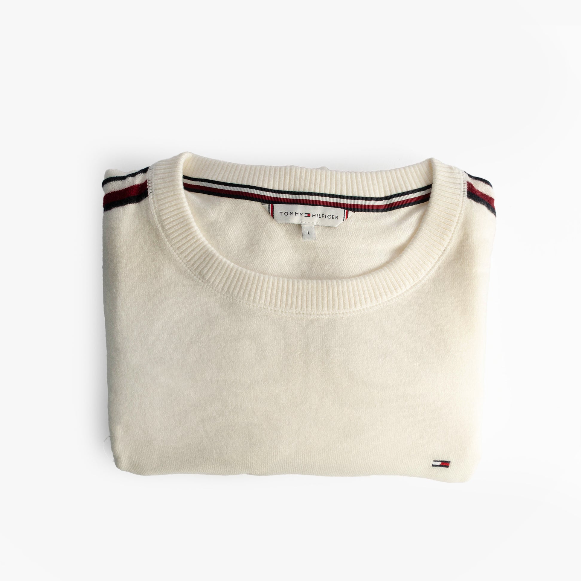 Tommy Hilfiger TRACK TOP C&S Womens Track Top Ecru