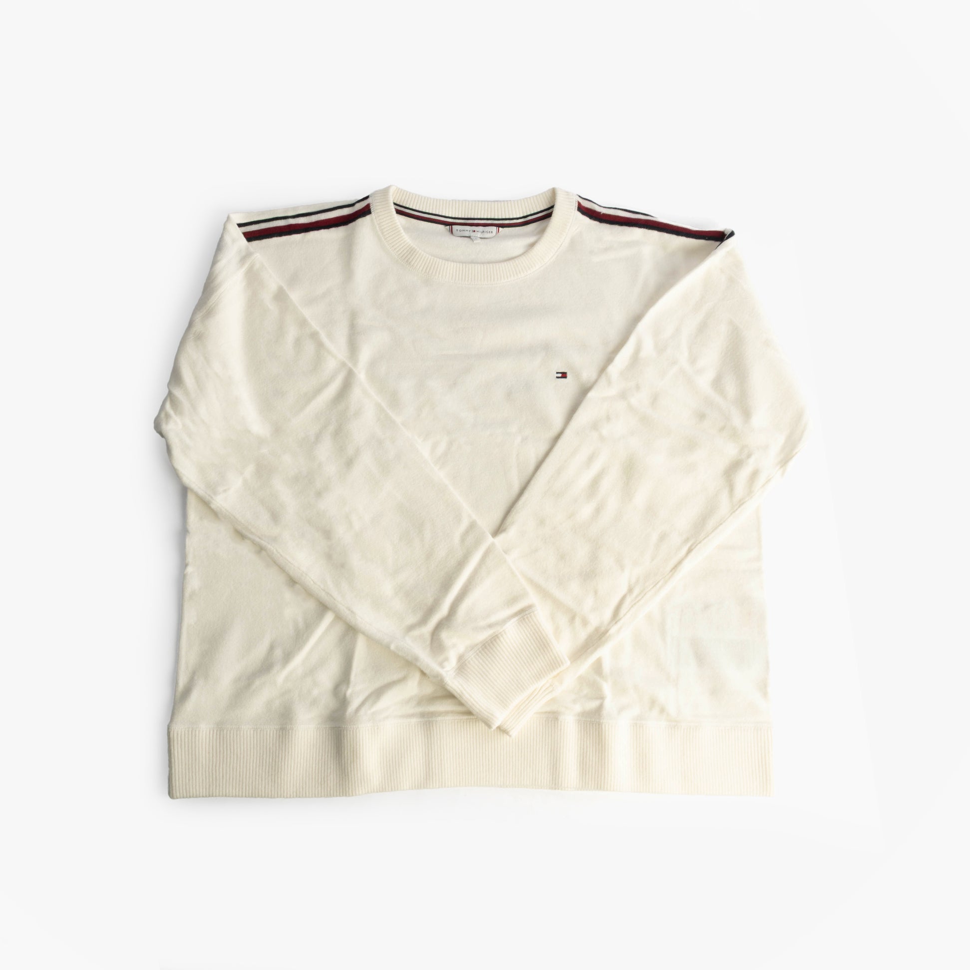 Tommy Hilfiger TRACK TOP C&S Womens Track Top Ecru