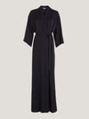 Tommy Hilfiger LONG KIMONO Womens Bathrobe Black