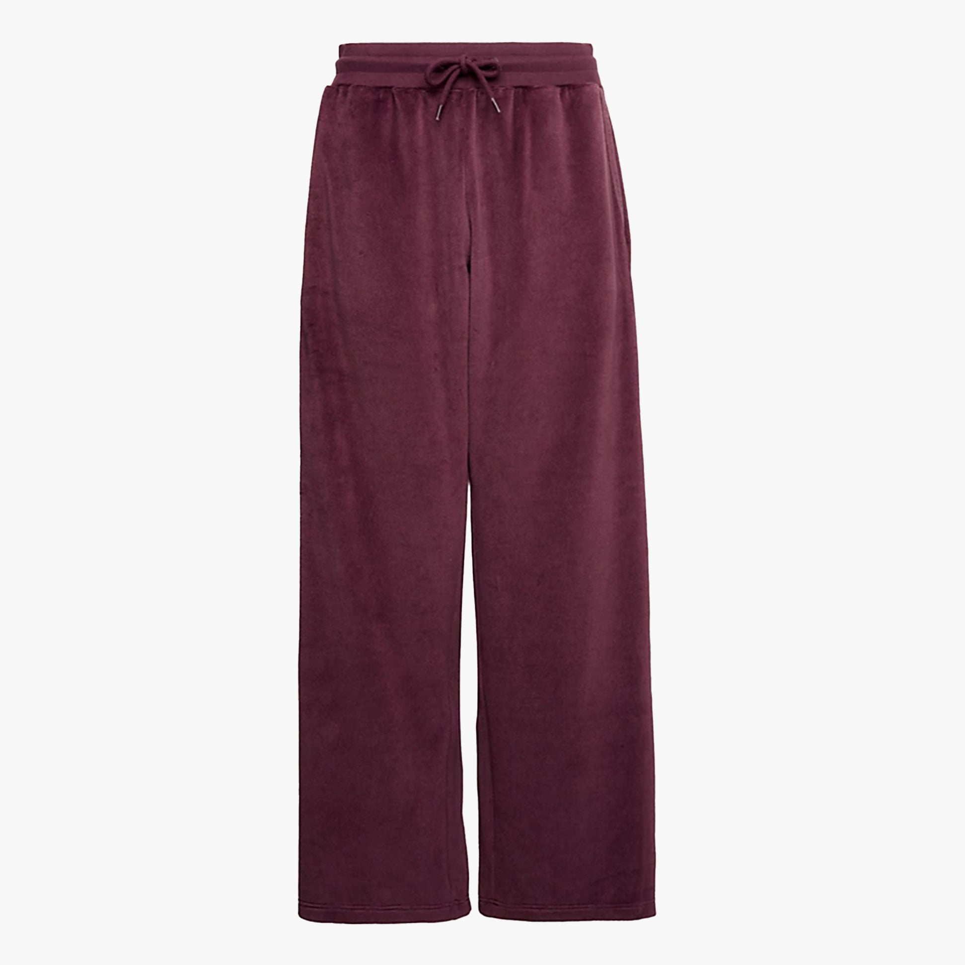 Tommy Hilfiger PANTS VELOUR Womens Pants Deep Burgundy