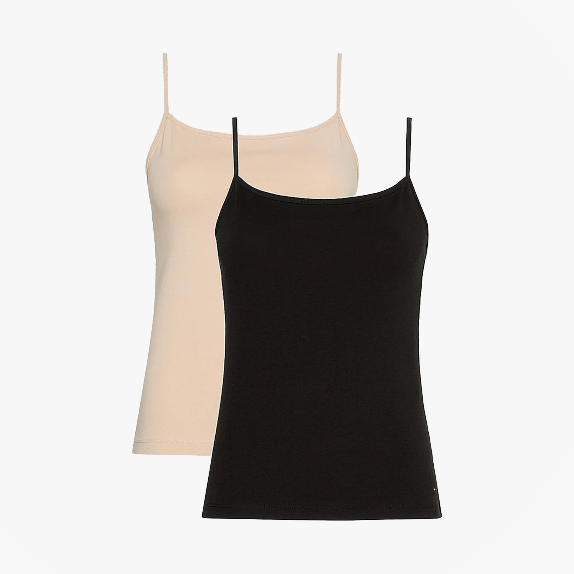 Tommy Hilfiger CAMI 2 Pack Womens Vest Black/Misty Blush