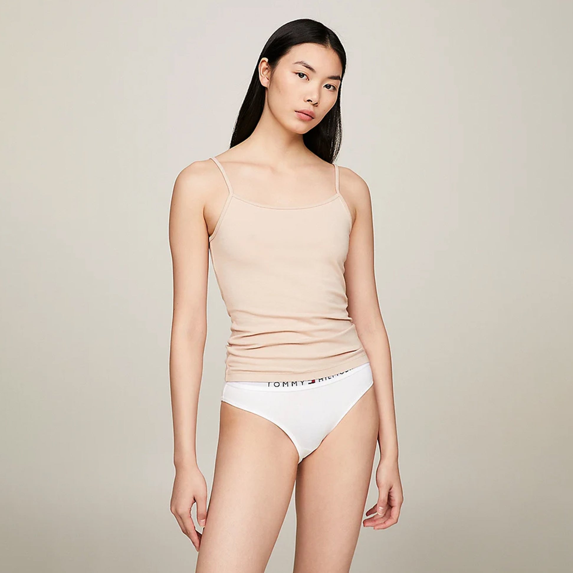 Tommy Hilfiger CAMI 2 Pack Womens Vest Black/Misty Blush