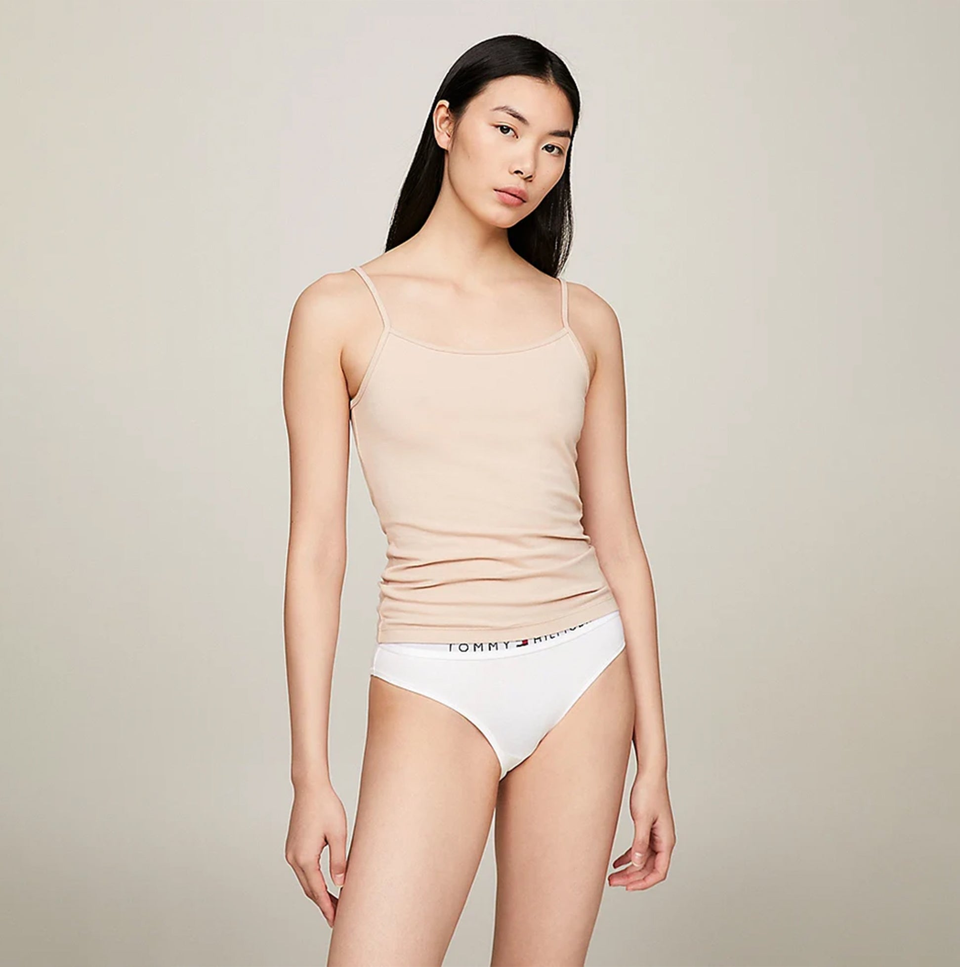 Tommy Hilfiger CAMI 2 Pack Womens Vest Black/Misty Blush